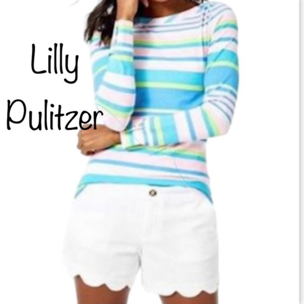 Lilly Pulitzer Resort White Buttercup Shorts New Never Worn